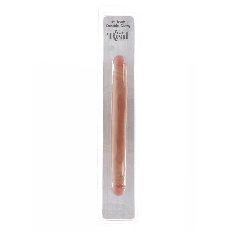 GET REAL - doble dong 35 cm natural
