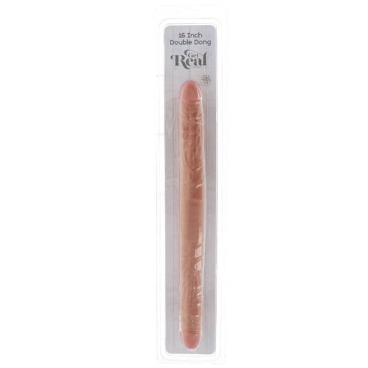 GET REAL - doble dong 40 cm natural