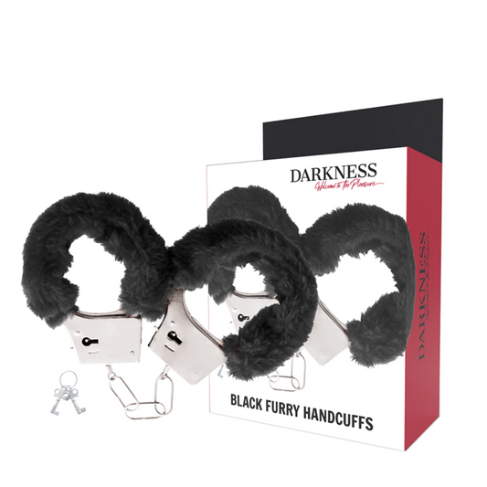 DARKNESS - Esposas metal forradas negro