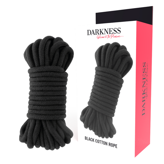 DARKNESS - Cuerda japonesa 10 m negro