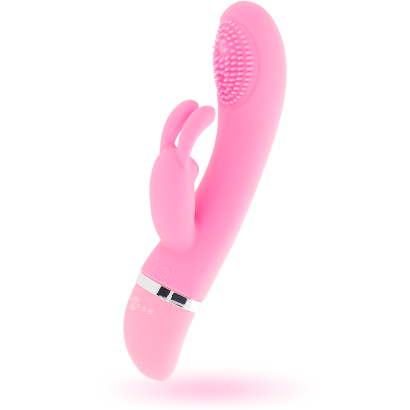 INTENSE Susy — vibrador rabbit oscilante de silicona rosa