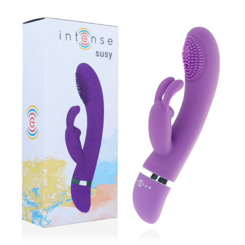 INTENSE Susy — vibrador rabbit oscilante de silicona lila