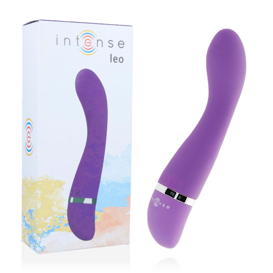 INTENSE Leo — vibrador lila de silicona Luxe