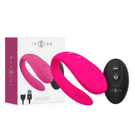Intense Bruno — estimulador para parejas con control remoto rosa