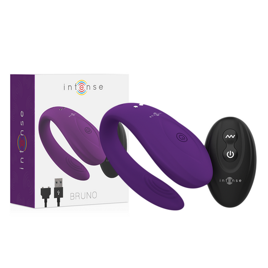 Intense Bruno — estimulador para parejas con control remoto lila