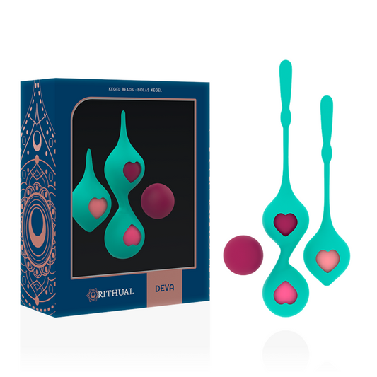 RITHUAL — Deva set entrenamiento pélvico verde aqua