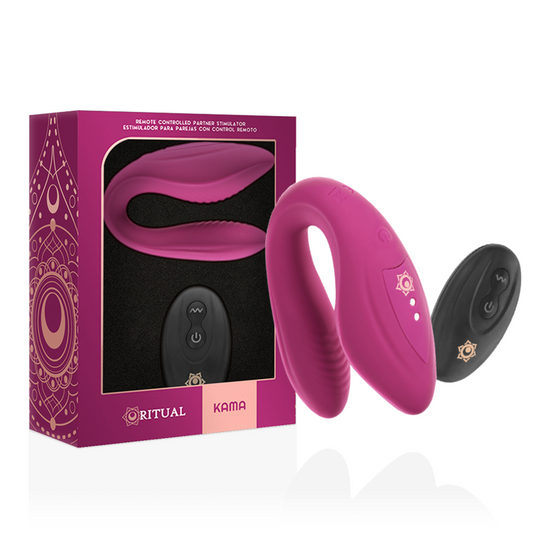 RITHUAL Kama — vibrador para parejas con control remoto orquidea