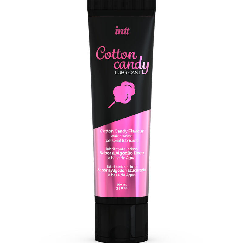 INTT Lubricants — lubricante íntimo base de agua sabor algodón de azúcar 100 ml