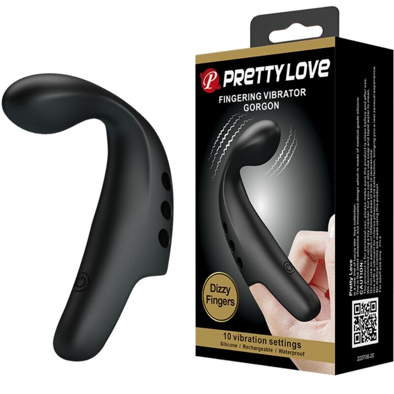 Pretty Love Gorgon — vibrador de dedo recargable