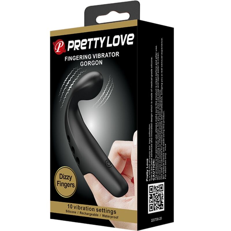 Pretty Love Gorgon — vibrador de dedo recargable