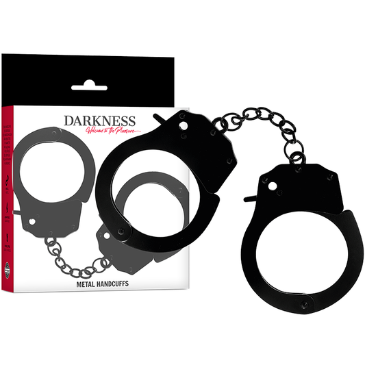 DARKNESS - Esposas de metal para manos negras