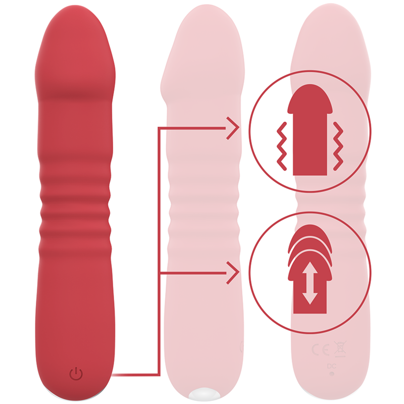 INTENSE Juni Up & Down — vibrador con movimiento automático