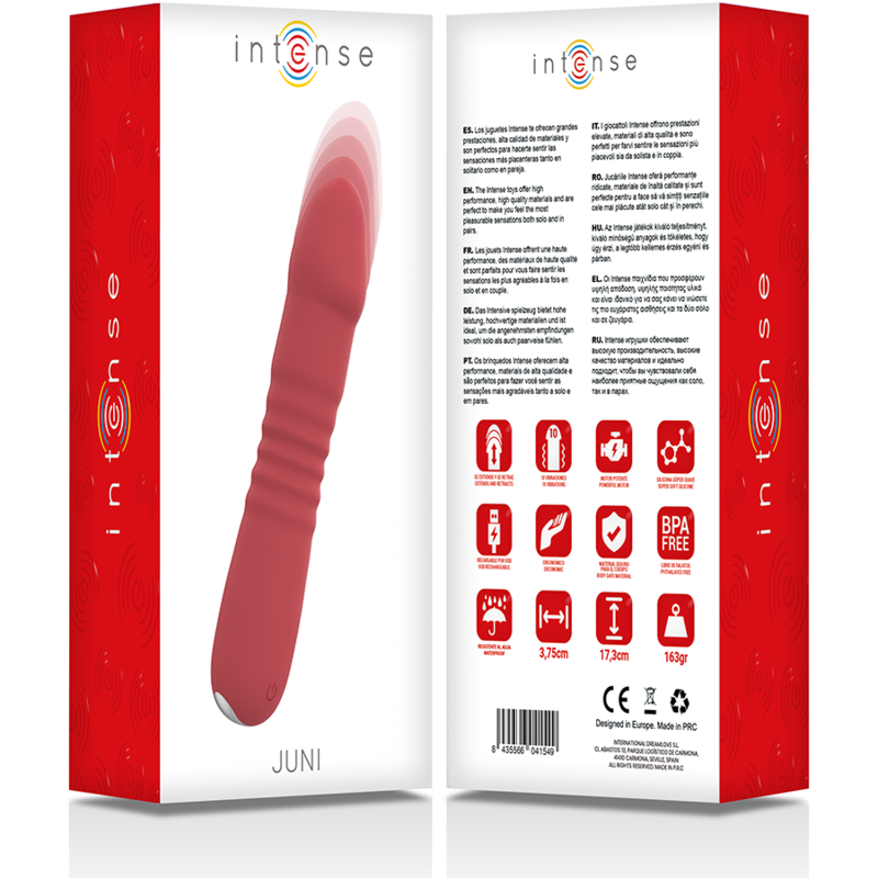 INTENSE Juni Up & Down — vibrador con movimiento automático