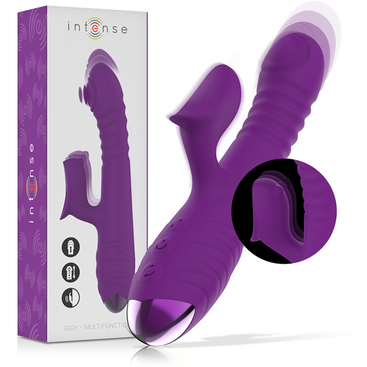 INTENSE - Iggy vibrador multifunción recargable up & down morado