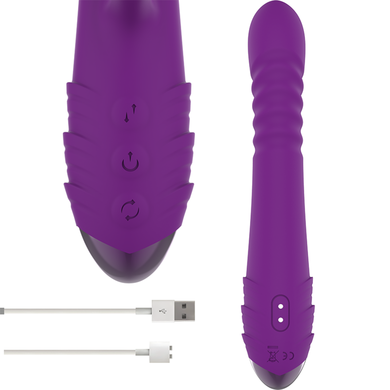 INTENSE - Iggy vibrador multifunción recargable up & down morado