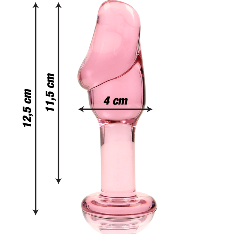 Nebula Series by Ibiza — Modelo 6 plug de cristal rosa