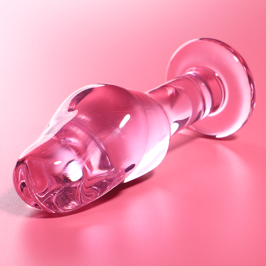 Nebula Series by Ibiza — Modelo 6 plug de cristal rosa