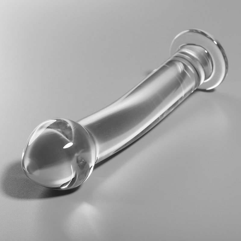 Nebula Series by Ibiza — Modelo 11 dildo de cristal transparente