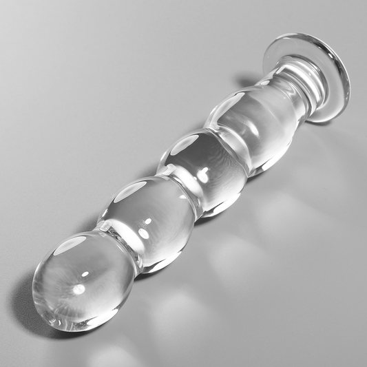 Nebula Series by Ibiza — Modelo 10 dildo de cristal transparente