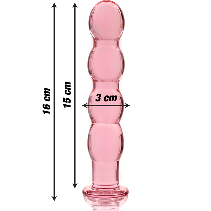 Nebula Series by Ibiza — Modelo 10 dildo de cristal rosa