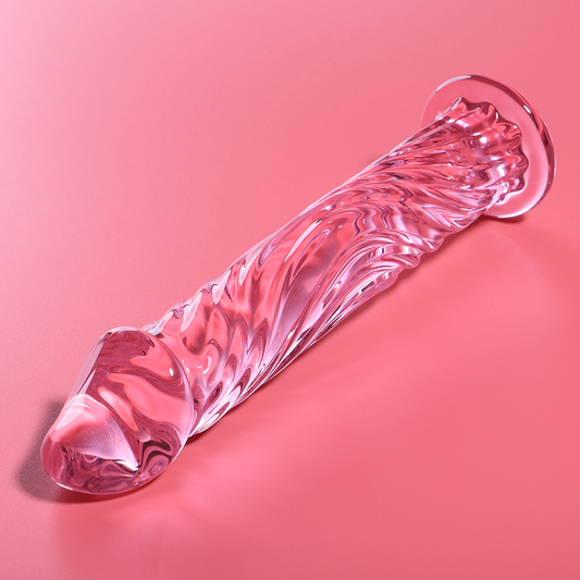 Nebula Series by Ibiza — Modelo 12 dildo de cristal rosa