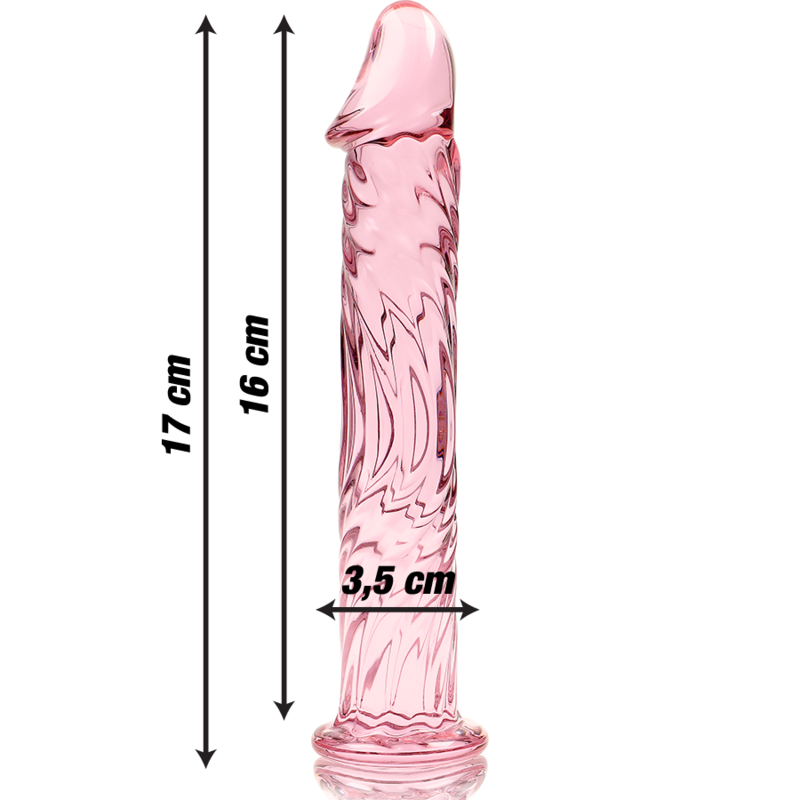 Nebula Series by Ibiza — Modelo 12 dildo de cristal rosa