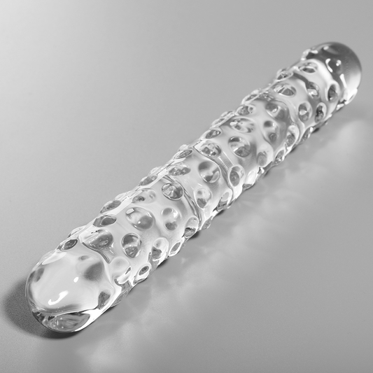 Nebula Series by Ibiza — Modelo 15 dildo de cristal transparente