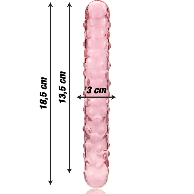 Nebula Series by Ibiza — Modelo 15 dildo de cristal rosa