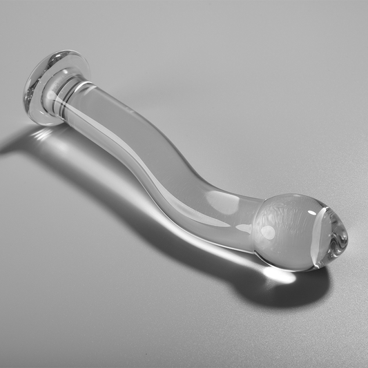 Nebula Series by Ibiza — Modelo 18 dildo de cristal transparente