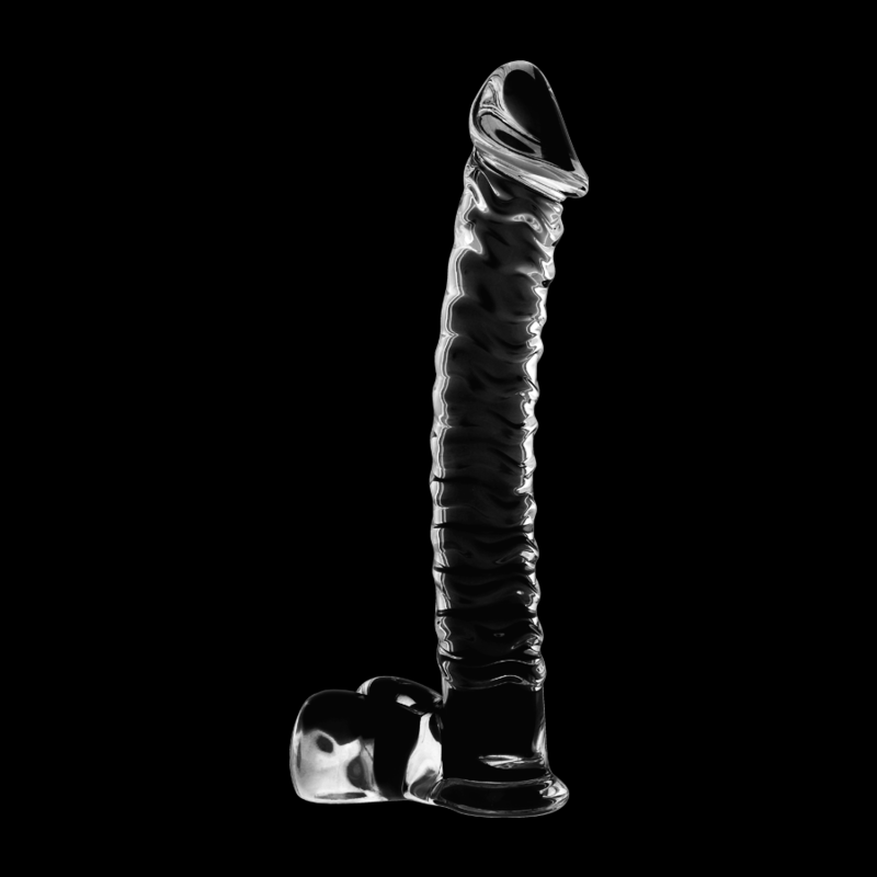 Nebula Series by Ibiza — Modelo 23 dildo de cristal transparente