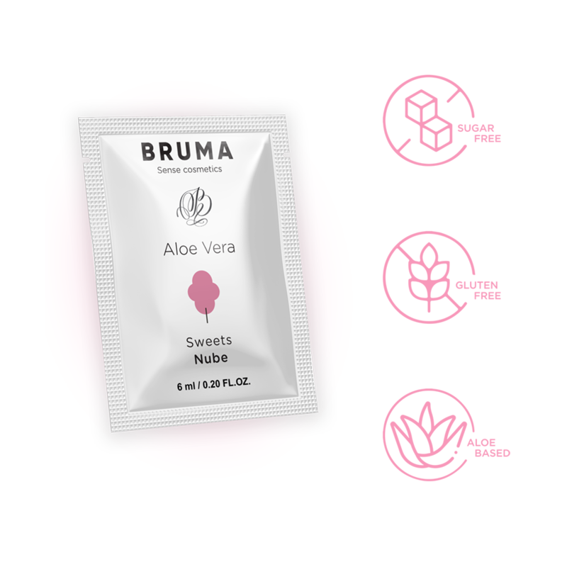 BRUMA — gel deslizante con aloe vera sabor a nube 6 ml