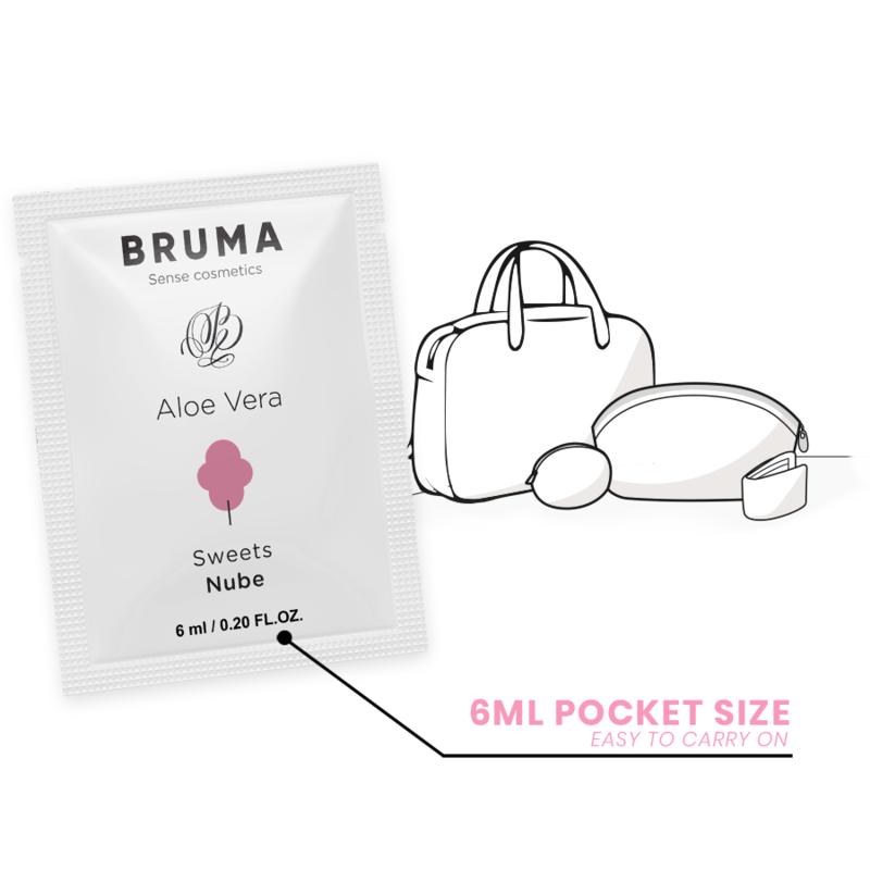 BRUMA — gel deslizante con aloe vera sabor a nube 6 ml