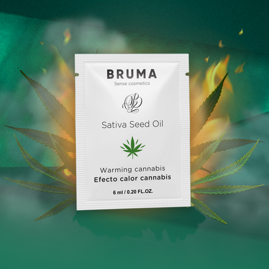 BRUMA — gel deslizante efecto calor sabor cannabis 6 ml