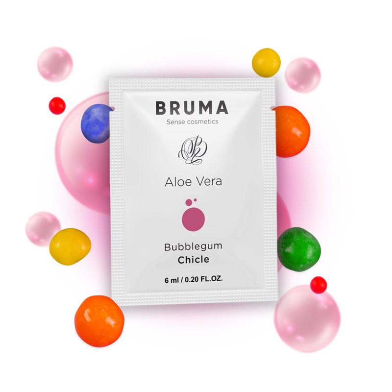 BRUMA — gel deslizante con aloe vera sabor a chicle 6 ml
