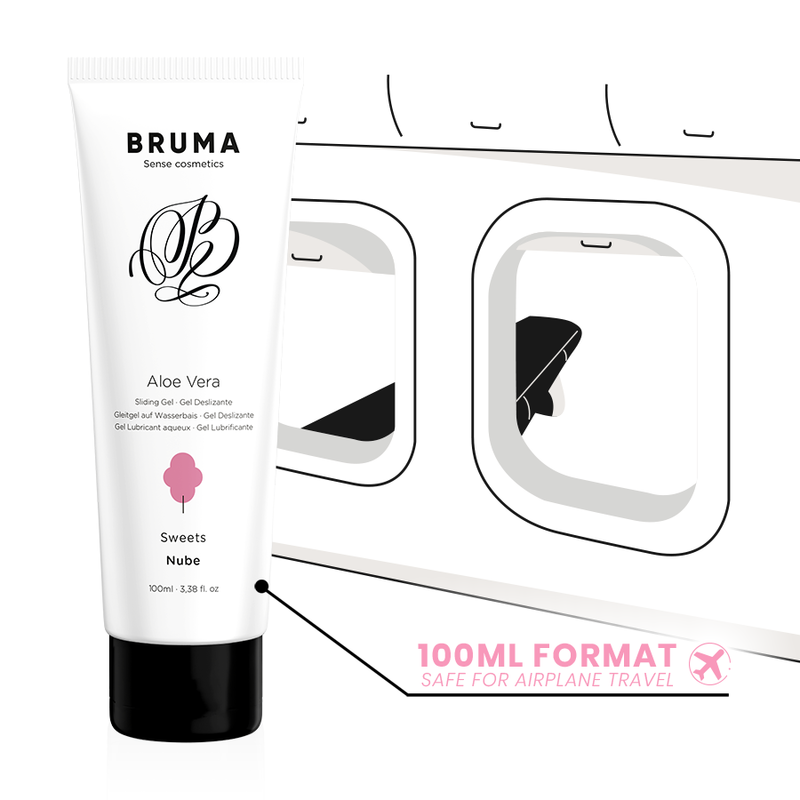 BRUMA — gel deslizante con aloe vera sabor a nube 100 ml