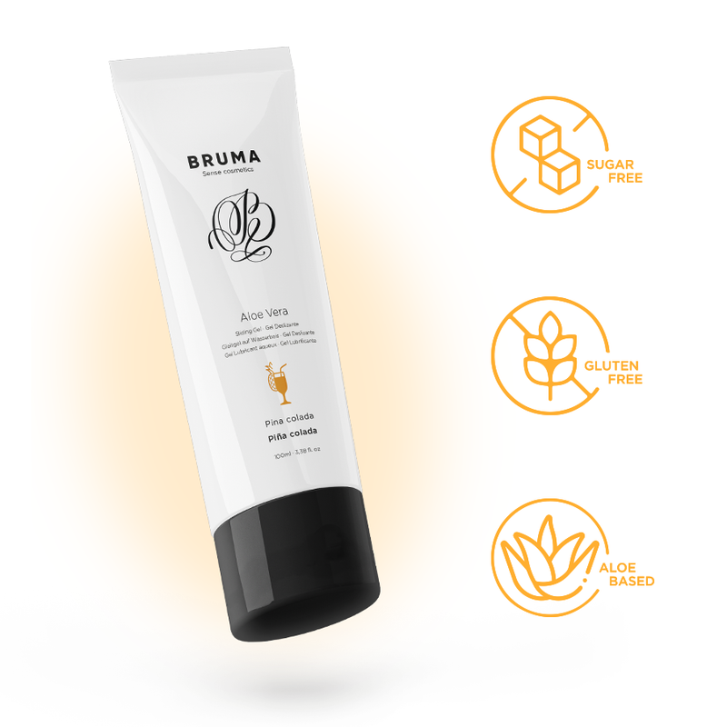 BRUMA — gel deslizante con aloe vera sabor a piña colada 100 ml