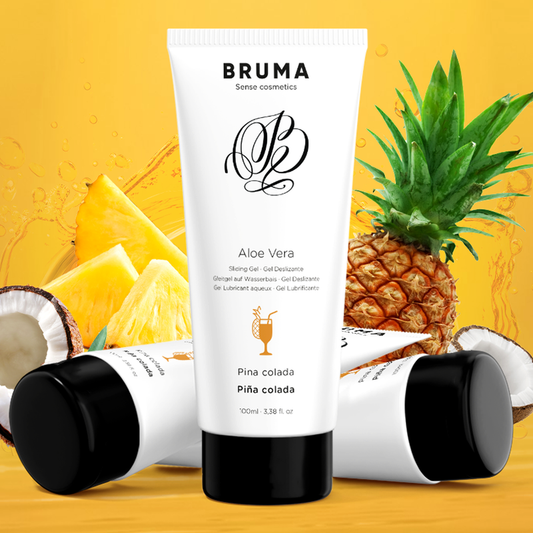 BRUMA — gel deslizante con aloe vera sabor a piña colada 100 ml