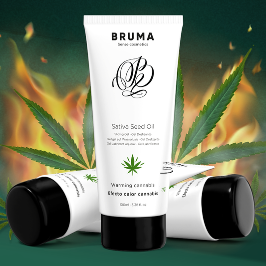 BRUMA — gel deslizante efecto calor sabor cannabis 100 ml