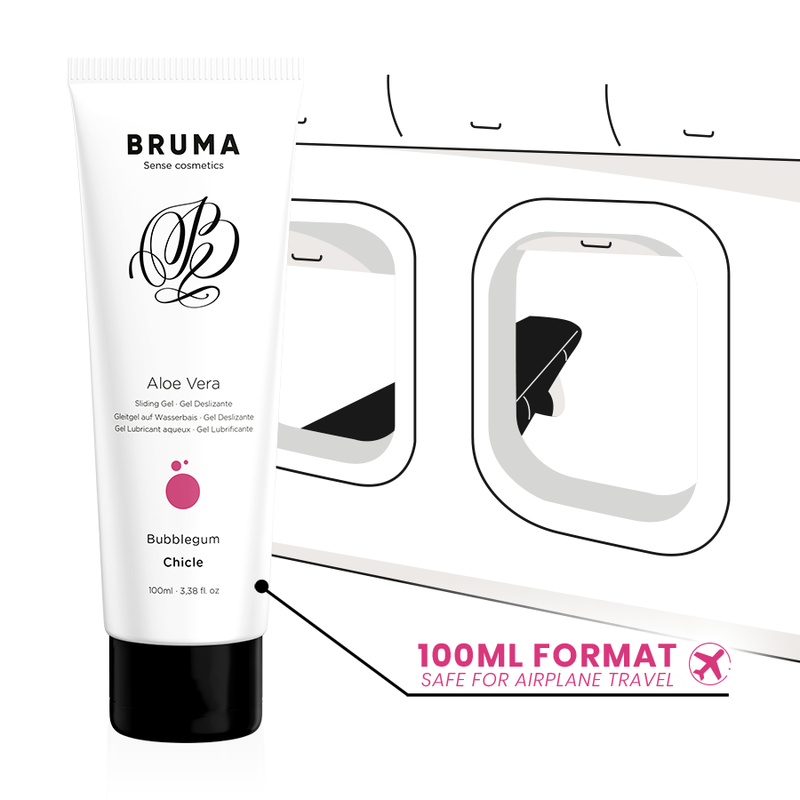BRUMA — gel deslizante con aloe vera sabor a chicle 100 ml