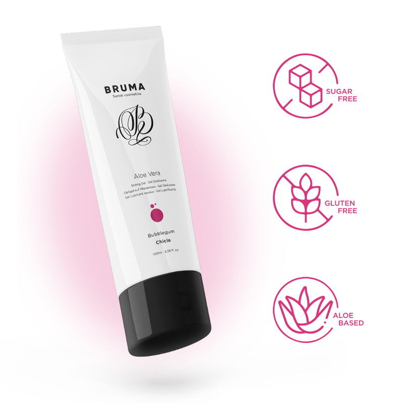 BRUMA — gel deslizante con aloe vera sabor a chicle 100 ml