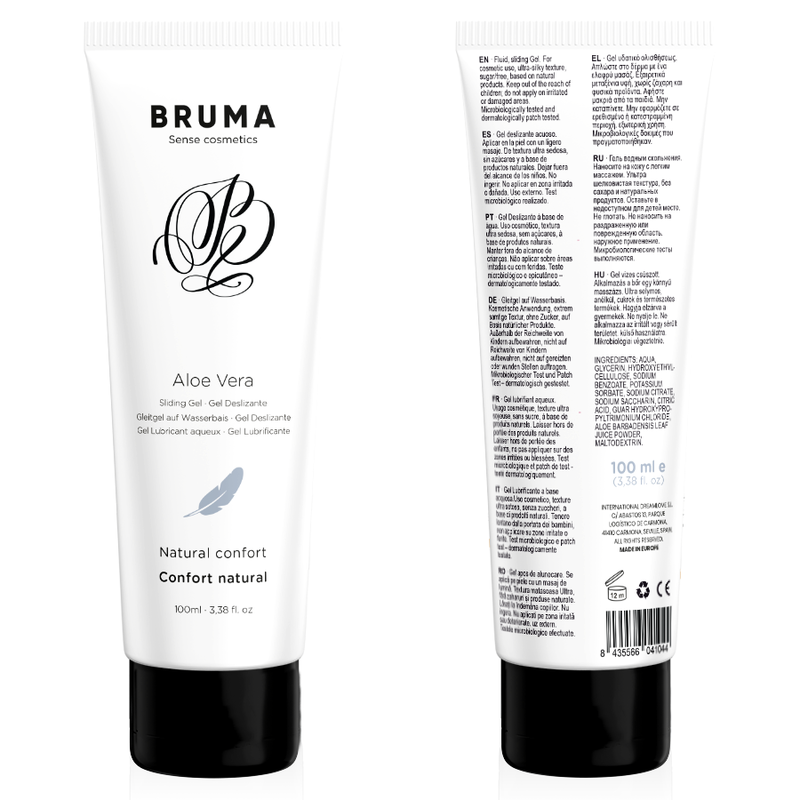 BRUMA — gel deslizante con aloe vera confort natural 100 ml