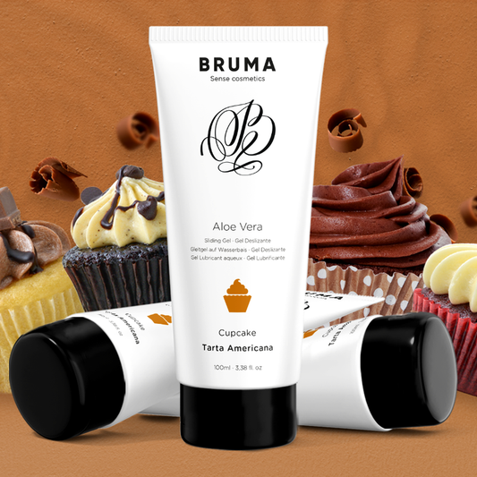 BRUMA — gel deslizante con aloe vera sabor a tarta americana 100 ml