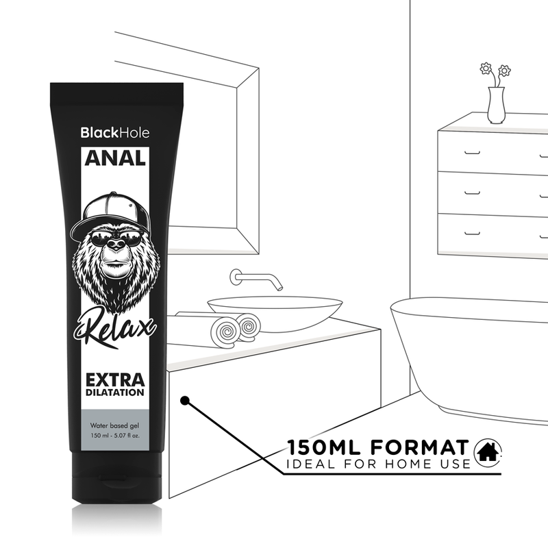 Black Hole — gel base agua dilatación anal 150 ml