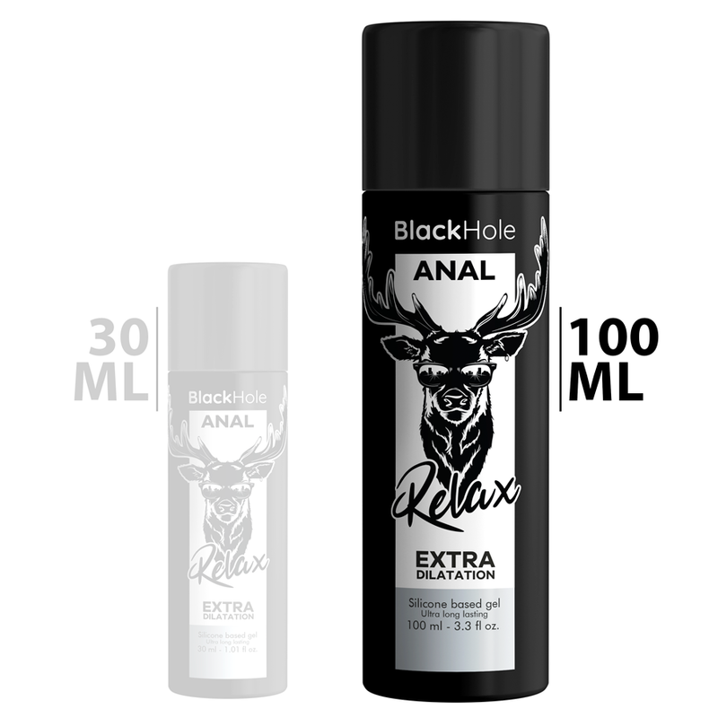 Black Hole — lubricante anal base silicona concentrada 100 ml