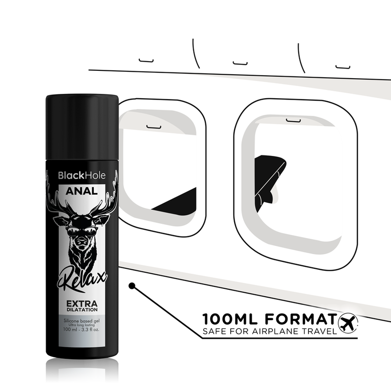 Black Hole — lubricante anal base silicona concentrada 100 ml