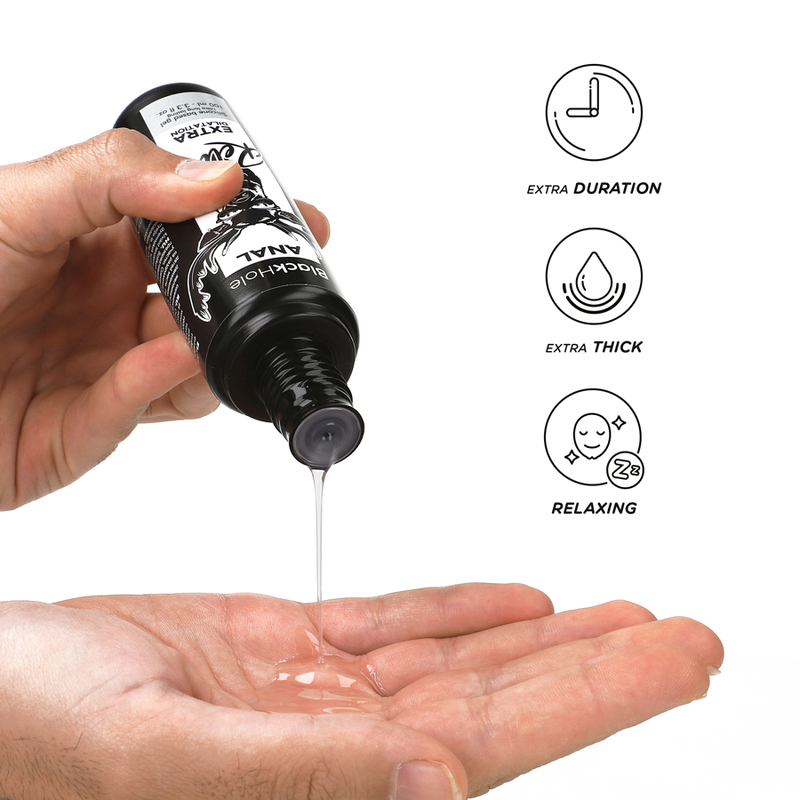 Black Hole — lubricante anal base silicona concentrada 100 ml