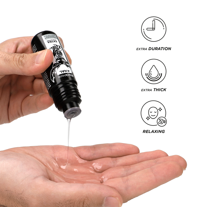 Black Hole — lubricante anal base silicona concentrada 30 ml