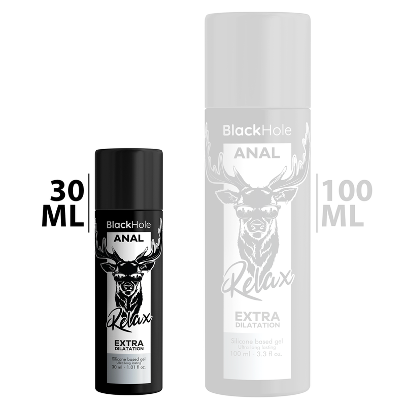 Black Hole — lubricante anal base silicona concentrada 30 ml