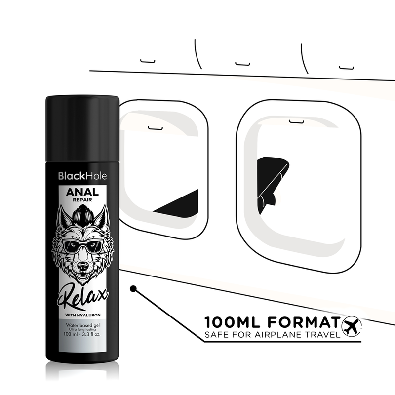 Black Hole — anal repair base agua relax con hyaluron 100 ml
