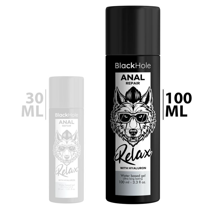 Black Hole — anal repair base agua relax con hyaluron 100 ml